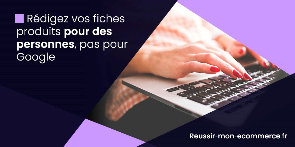 Rédaction de fiches pour site ecommerce