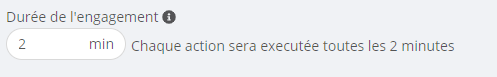 définissez le temps de réaction entre engagement