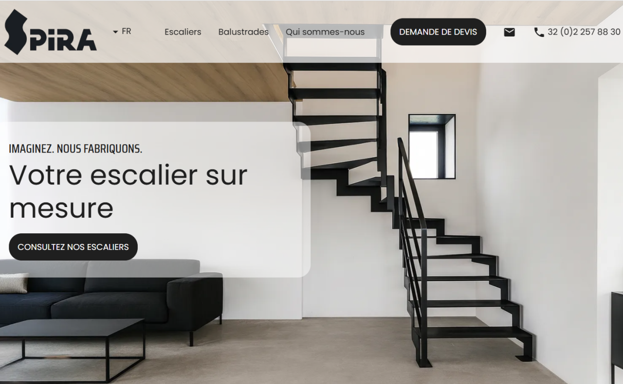 Spira, fabricant d'escaliers sur mesure